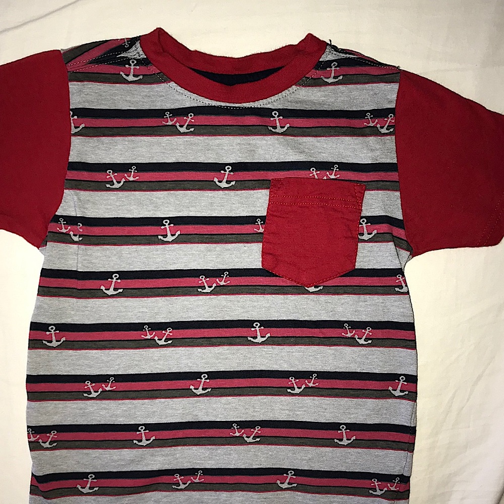 🔴 toddler nautical tee